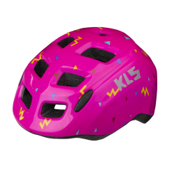 Шлем детский KLS ZIGZAG розовый S